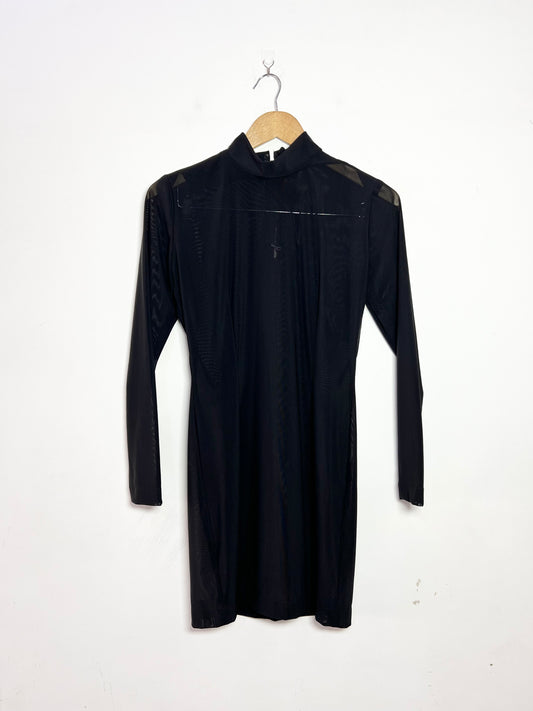 Black Mesh Dress